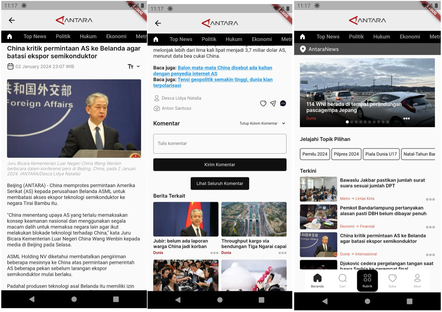 Antara News Screenshot